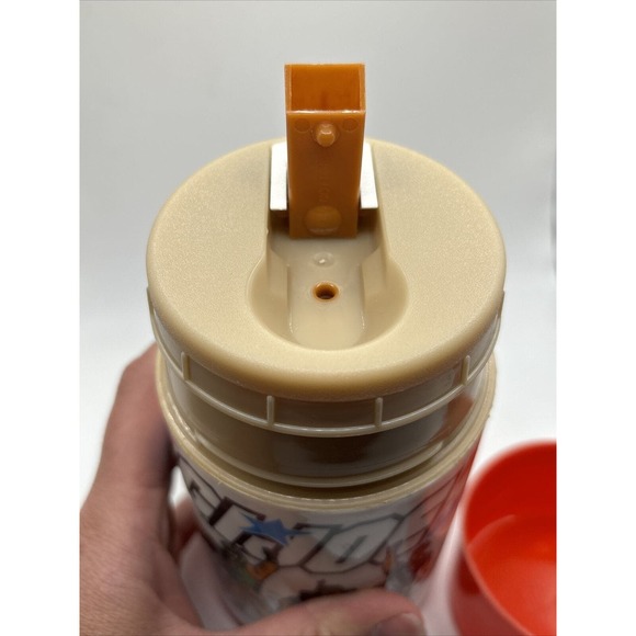 PLASTIC THERMOS GI JOE 1985 HASBRO BRADLEY ALADDIN INDUSTRIES - Picture 8 of 9